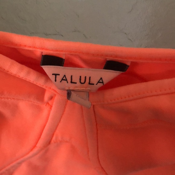 Talula Neon Orange Bralette style tank top size Large - Picture 5 of 5